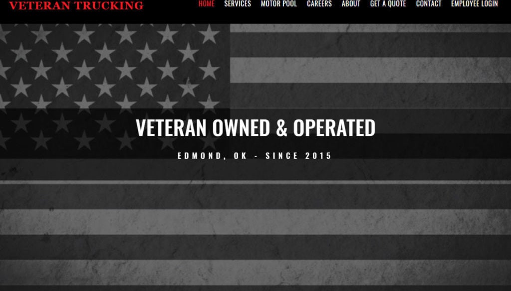 Veteran Trucking co website